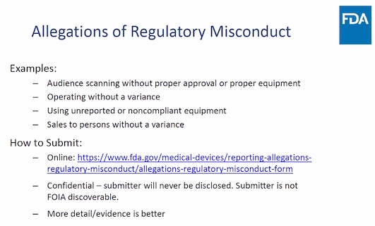2021-11-05 FDA reporting unsafe shows - ILDA slide